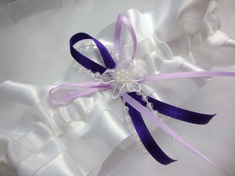 Satin Wedding Garter image 4