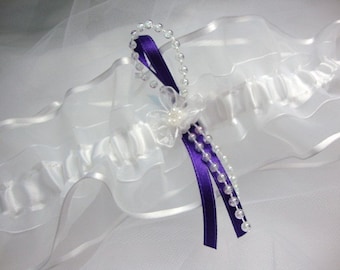 Organza and Satin Wedding Garter Bridal Prom Accessories