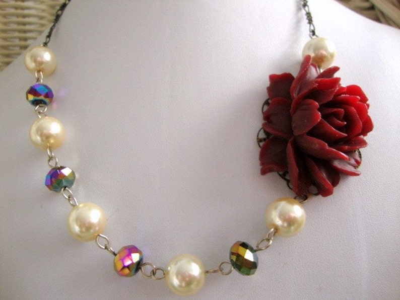 Peacocks in the Garden Necklace Bridesmaid Bride Formal Occasion Jewelry