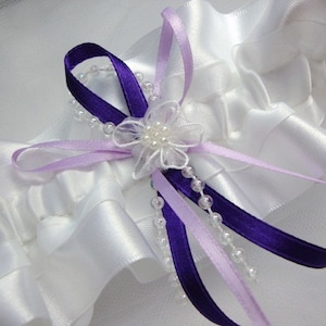 Satin Wedding Garter image 1