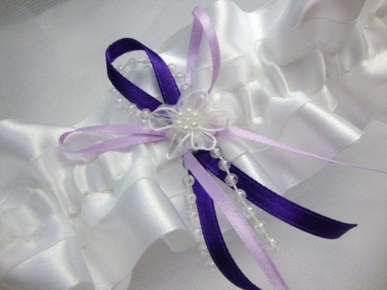 Satin Wedding Garter image 1