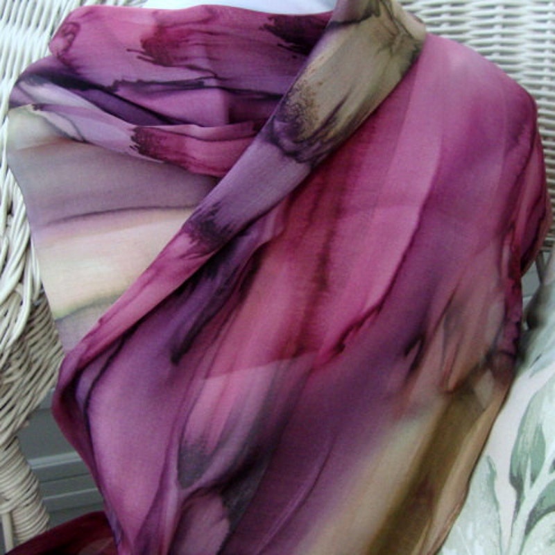 Talin Scarf - Plum Brown