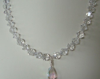 The Elegance of Crystals Bridal Wedding Prom Necklace