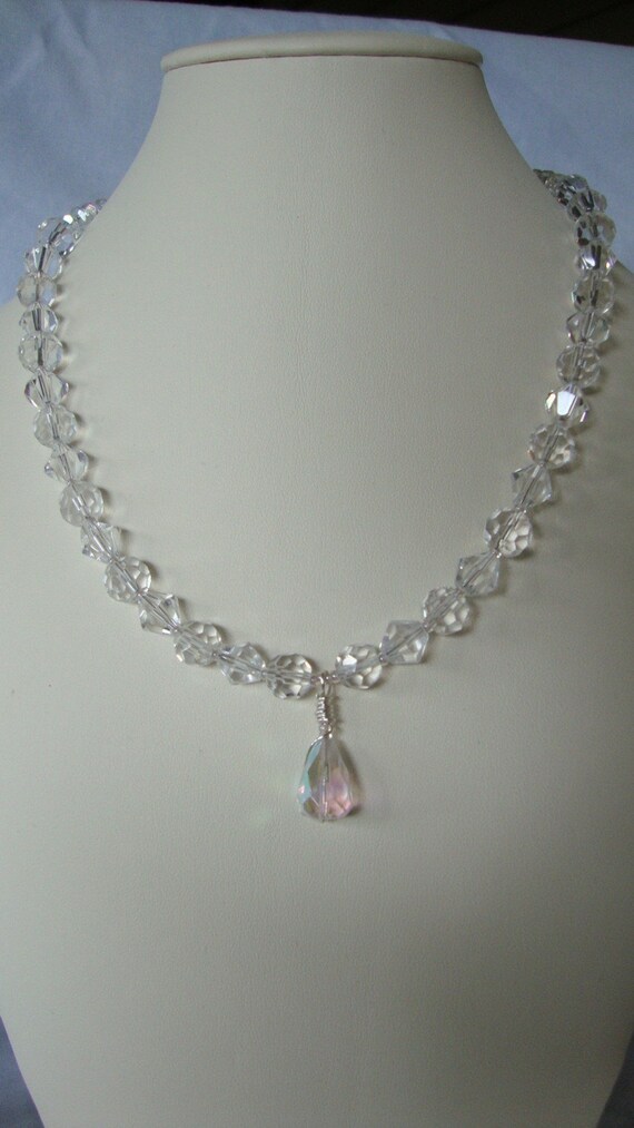 The Elegance of Crystals Bridal Wedding Prom Necklace