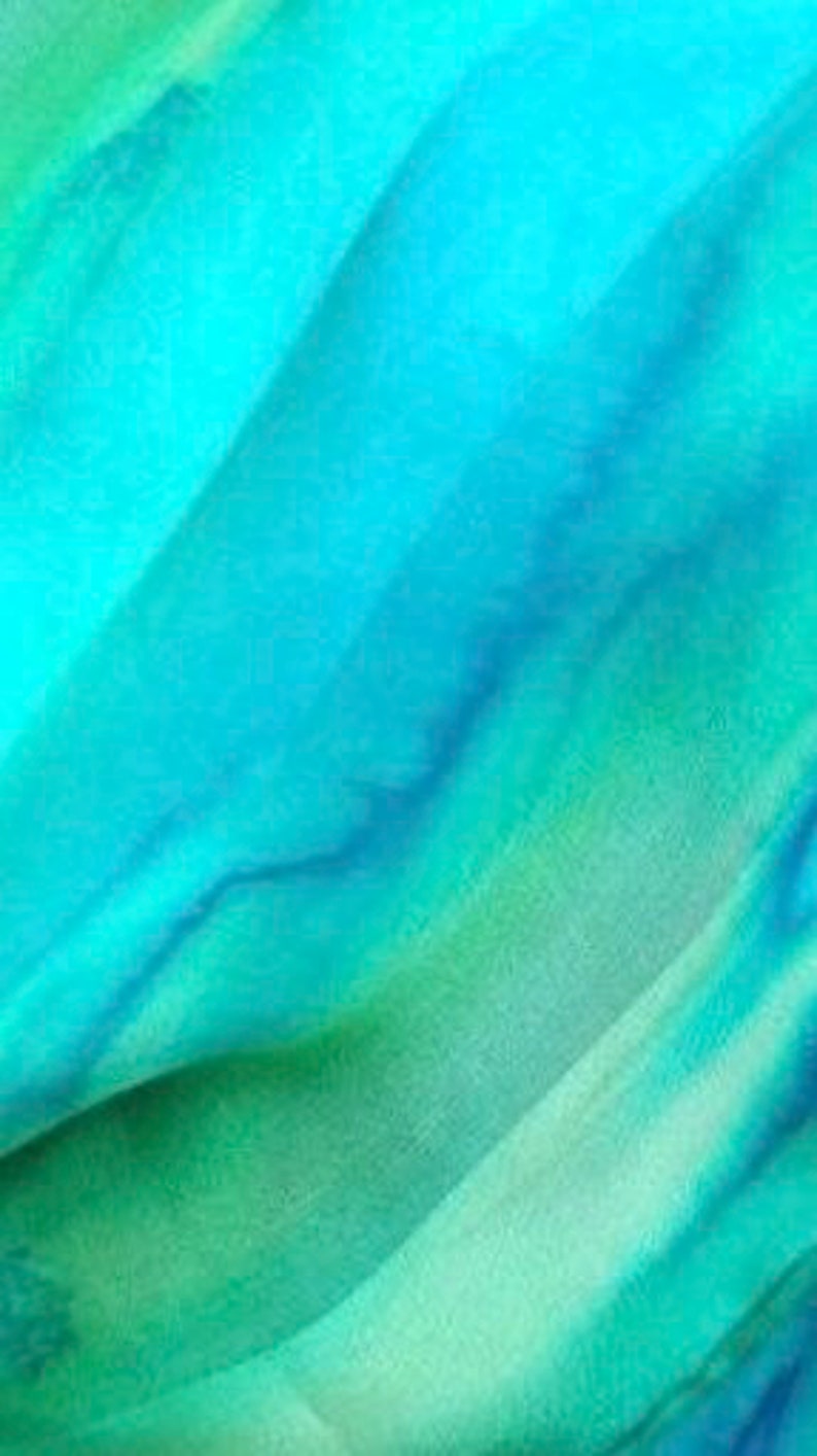 Silk Ruana Hand Dyed Extra Large Hand Painted Cape image 6