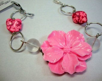 Pretty in Pink Bracelet Breast Cancer Awareness