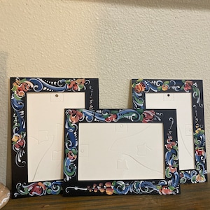 Norwegian Rosemaled photo frame mat CHOICE
