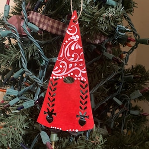 Scandinavian Gnome Girl Ornament