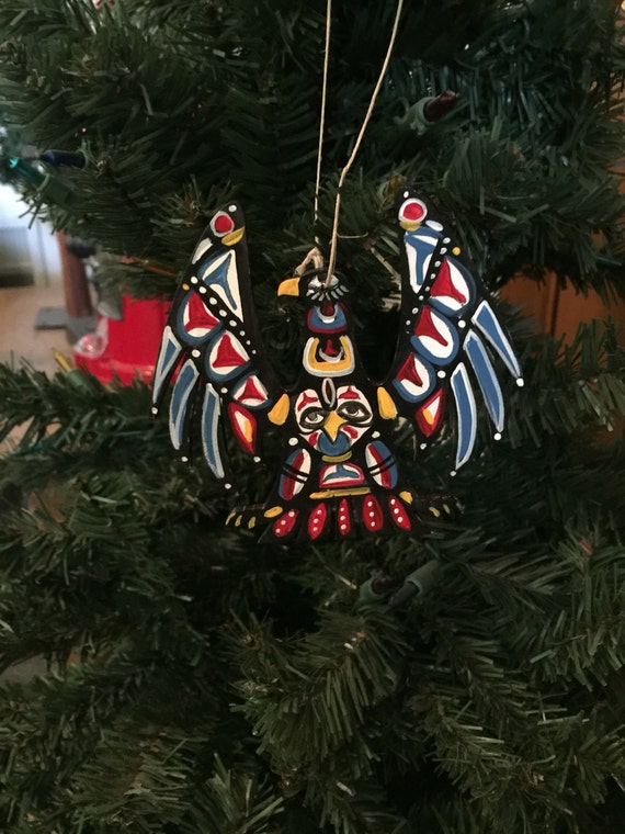 Thunderbird Native American - Cedar Ornament Thunderbird Native American - Cedar Ornament