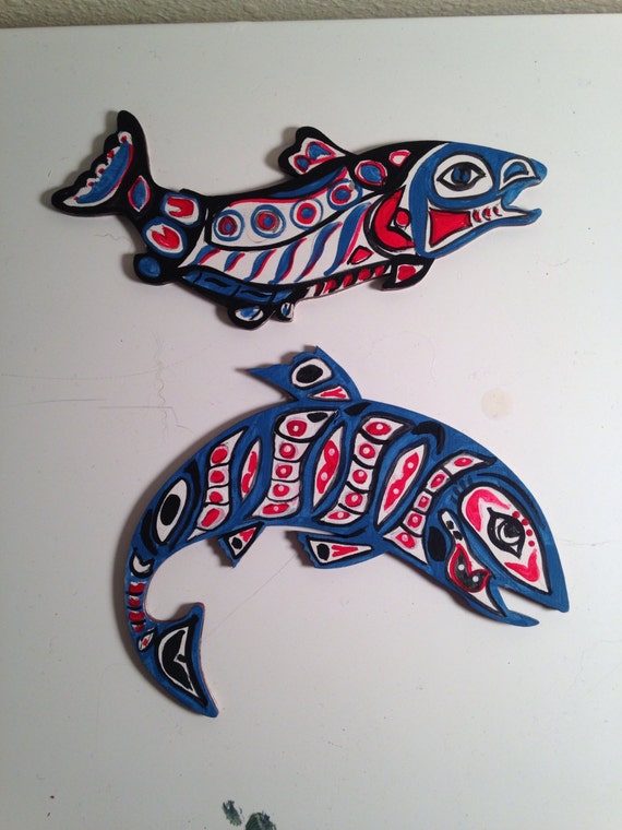 Pacific Northwest Fish Christmas Ornaments
