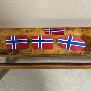 NEW Norwegian Flag Barrette your choice of style May 17