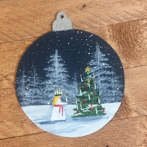 Swedish Santa Lucia scene ornament