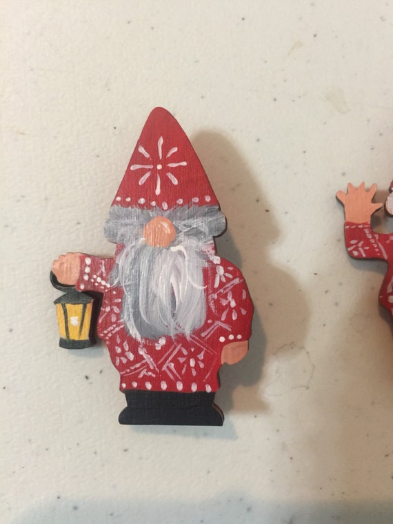 Nisse Tomte Pin or Magnet Choice of Style - Etsy