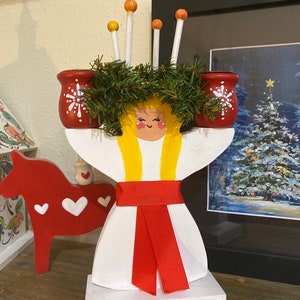 Swedish Santa Lucia Candelabra