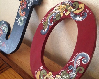 Norwegian Rosemaled Letter