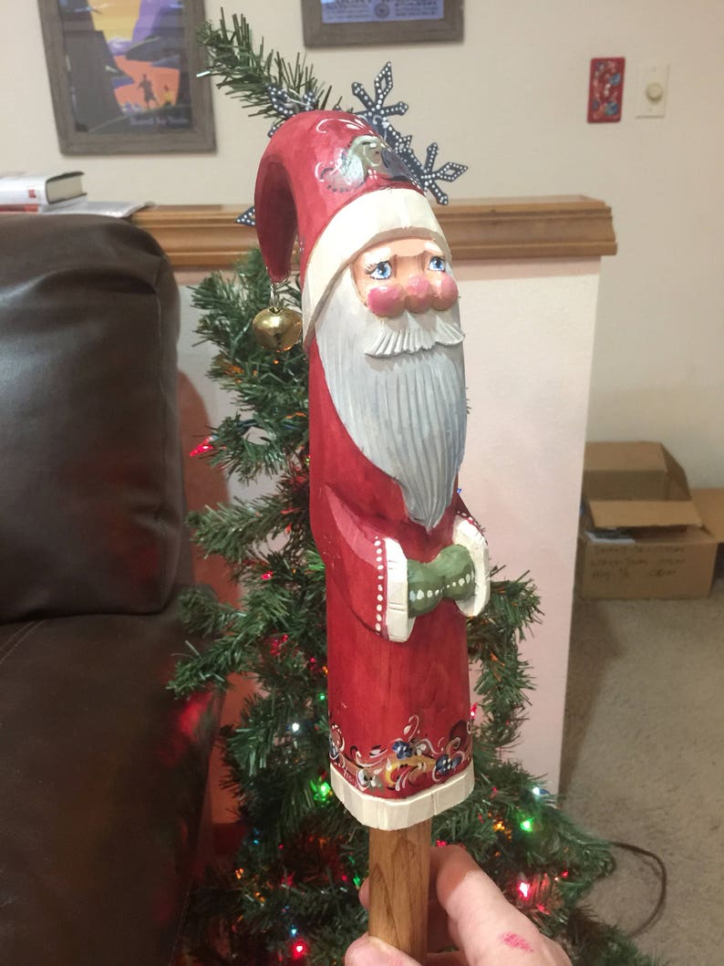 Santa Claus Walking Cane - Etsy