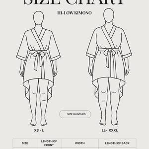 Blue Silk Kimono Robe, Beach Coverup Resort Wear, Dressing Gown for Bride or Bridesmaids image 11