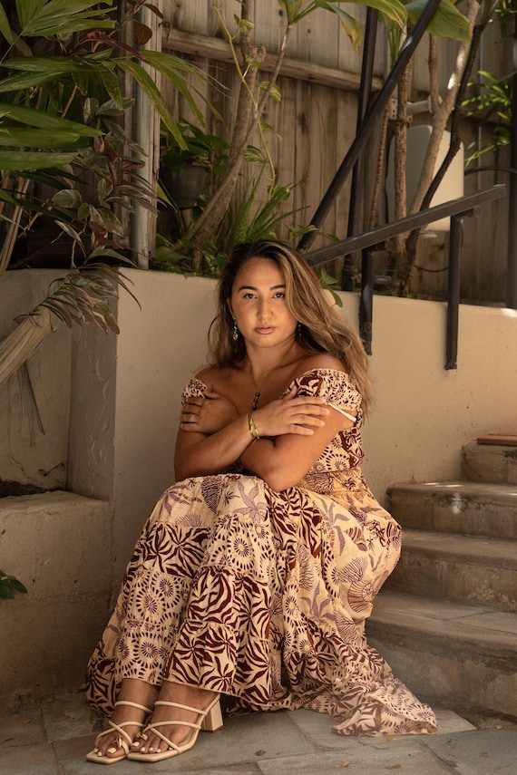 silky flowy dress Silk Maxi Dress, Bohemian Floral Pattern, Stretchy & Soft, Summer Vacation Outfit short satin dress