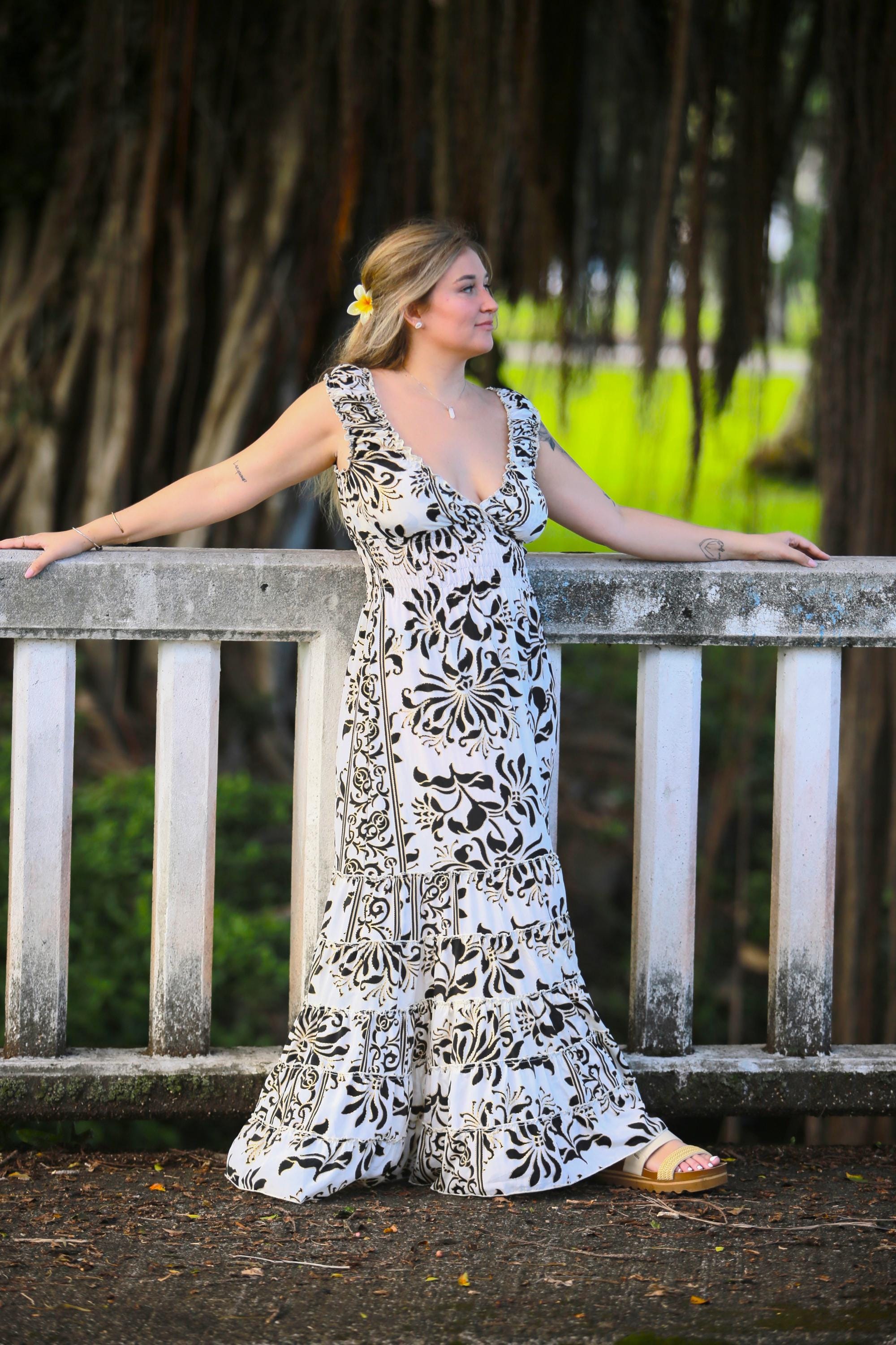 Formal Hawaiian Gown - Etsy