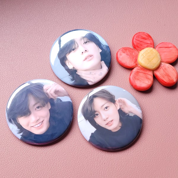 BTS Buttons, Button Pins, BTS Merch, Buttons For Women, Kpop Merch, We Are Bulletproof, Kawaii Button, Kpop Gift