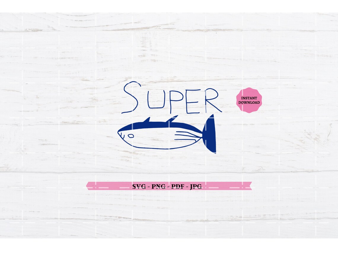 BTS SVG Super Tuna Jin BTS Digital File Cut File Etsy Singapore