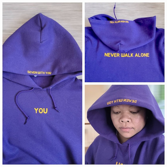  Jimin with You Hoodie, K-pop You Never Walk Alone