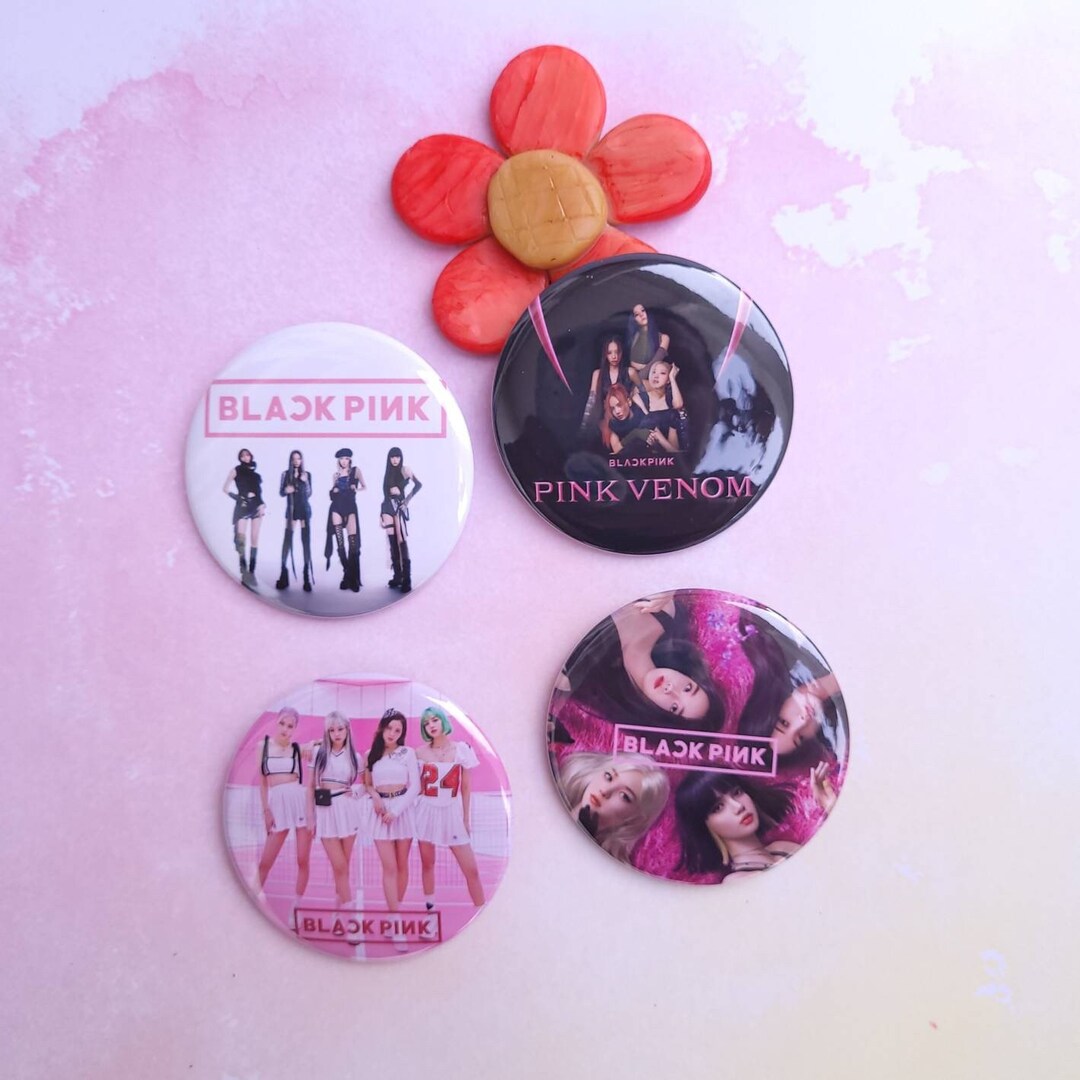 Blackpink Pins, Button Pins, Blackpink Merch, Buttons for Women, Kpop