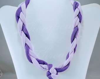 Sensory Jewelry Large lavender and purple