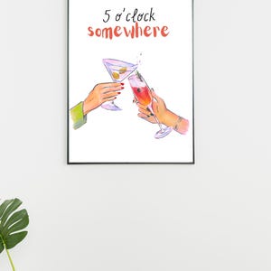 It&#39;s 5&#39;oclock Somewhere Wall Art