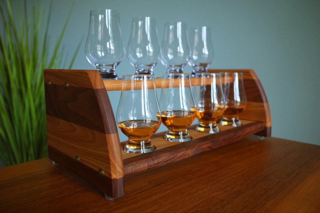 Whiskey Display for Glencairn Glasses Etsy