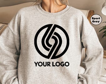 Custom Logo Gildan Sweatshirt: Personalized Company Outfit