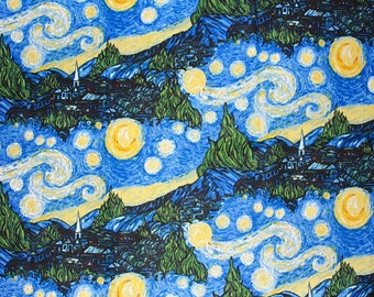 CUSTOM CREATION | Starry Night Cotton Woven | From 6 to 18 Inches Long || Handmade Cloth Pad made to order