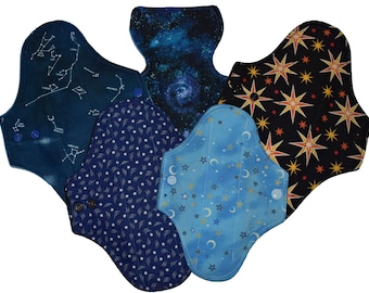 Mimi's Dreams Starter Package "The Original" Overnight, Maxi, Pantyliner & Mini- Celestial Theme