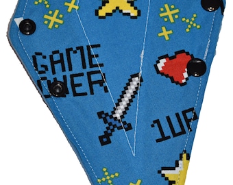 Liner Core- Video Gamer Reusable Cloth Thong Liner Pad- Windpro Fleece- 8 Inches