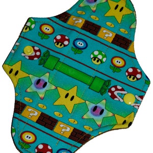 CUSTOM CREATION Super Bros Knit From 6 to 18 Inches Long Handmade Cloth Pad made to order image 6