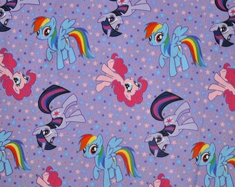 CREAZIONE PERSONALIZZATA / Tessuto in cotone My Little Pony / Da 6 a 18 pollici di lunghezza // Tampone di stoffa fatto a mano su ordinazione