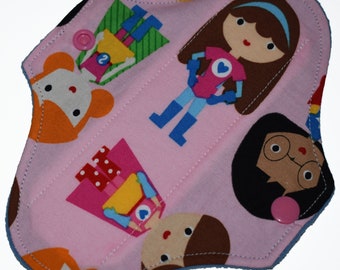 Liner Core- Super Hero Reusable Cloth Petite Pad- WindPro Fleece- 6.5 Inches