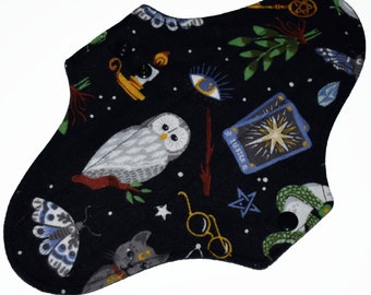 Moderate Core- Magic Cotton Flannel Reusable Cloth Maxi Pad- WindPro Fleece- 10 Inches (25.5 cm)