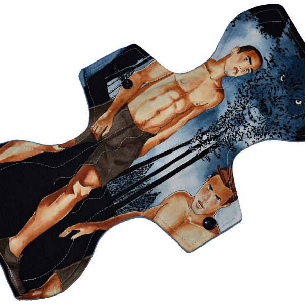 Super Core- Werewolf Pinups Reusable Cloth Goddess L Pad- WindPro- 14.5 Inches