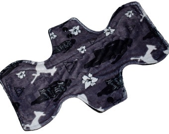 Super Core- Snape Always Minky Reusable Cloth Goddess Pad- WindPro Fleece 12.5 Inches (31.75 cm)