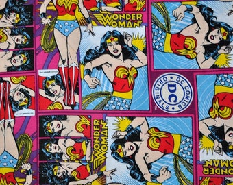 CUSTOM CREATION | Wonder Woman Cotton Woven | From 6 to 18 Inches Long || Handmade Cloth Pad made to order