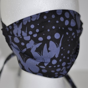 MASCHERINA LAVABILE 100% COTONE. PIZZO. ARTEMISIA. SARTORIALE. HANDMADE.100% MADE IN ITALY - Foto 6