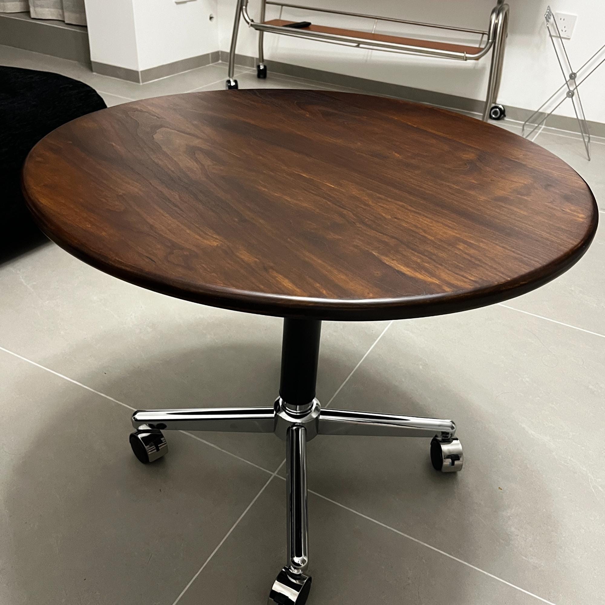 Round Walnut Table Top,restaurant Table Tops Wooden Desk,top Natural ...