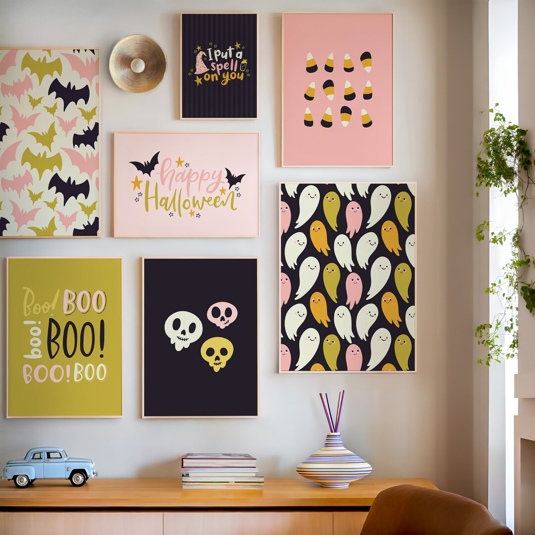 12 Halloween Prints, Halloween Printable Art, Halloween Printables ...