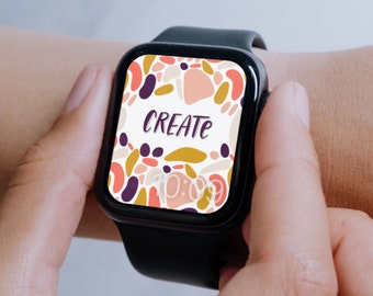 Motivational Apple Watch Wallpaper | Feminine Quote Faces (Digital Download)