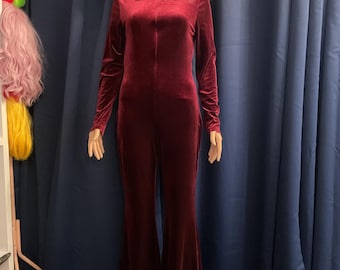 Velour jumpsuit