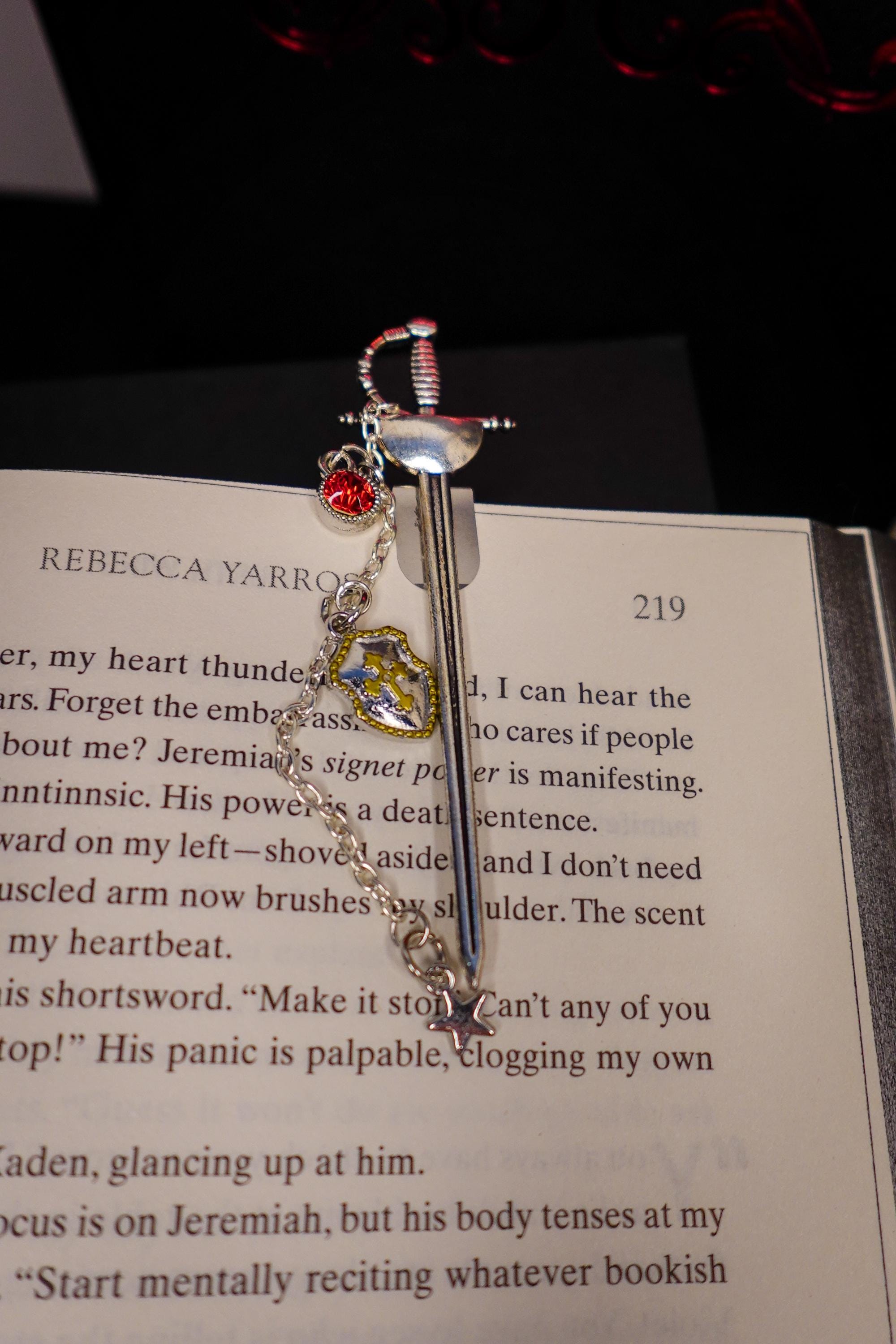 Customizable Handmade Bookmark: Chain, Ribbon, or Leather - Etsy