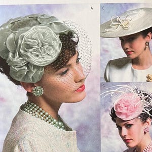 1950 年代スタイル レディース帽子 5 スタイル Vogue 縫製