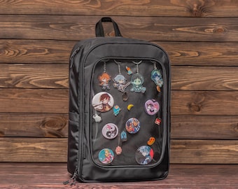 Ita Backpack: Pin Display Bag With Removable Insert - Etsy display picture 2