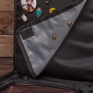 Ita Bag, Pin Display Bag, Ita Backpack, Pin Trading, Window Backpack, Removable Insert, Pin Display Laptop Backpack, Everyday Ita Backpack image 4
